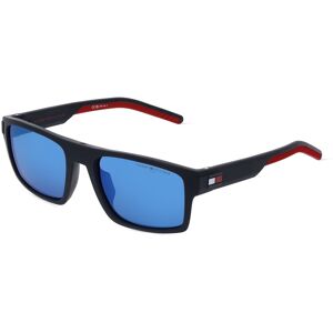 Safilo TOMMY HILFIGER EYEWEAR TH 1977/S Herren-Sonnenbrille Vollrand Eckig Kunststoff-Gestell, blau