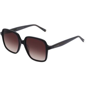 Mondottica Deutschland TED BAKER TB 1688 Damen-Sonnenbrille Vollrand Eckig Kunststoff-Gestell, schwarz