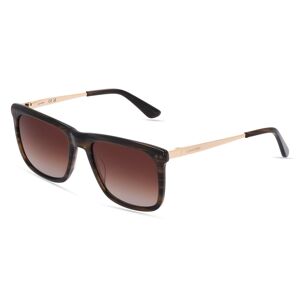 Marchon Germany CALVIN KLEIN CK22536S Herren-Sonnenbrille Vollrand Eckig Kunststoff-Gestell, braun