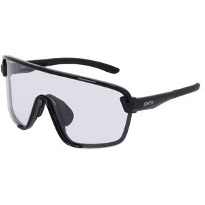 Safilo SMITH BOBCAT Unisex-Sonnenbrille Vollrand Monoscheibe Kunststoff-Gestell, schwarz