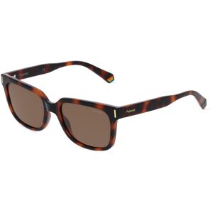 Safilo POLAROID PLD 6191/S Unisex-Sonnenbrille Vollrand Eckig Kunststoff-Gestell, braun