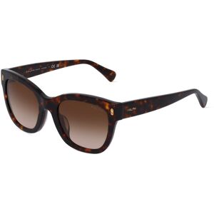 Luxottica RALPH RA5301U Damen-Sonnenbrille Vollrand Butterfly Acetat-Gestell, braun