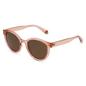 Safilo POLAROID PLD 6185/S Damen-Sonnenbrille Vollrand Panto Kunststoff-Gestell, pink