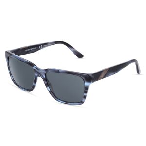 Luxottica Emporio Armani EA4177 Herren-Sonnenbrille Vollrand Eckig Acetat-Gestell, blau