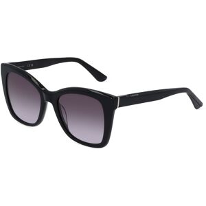 Marchon Germany CALVIN KLEIN CK22530S Damen-Sonnenbrille Vollrand Butterfly Kunststoff-Gestell, schwarz