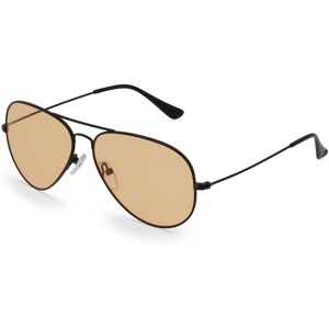 Fielmann ROW Fielmann BD 277 SUN CL Unisex-Sonnenbrille Vollrand Pilot Edelstahl-Gestell, schwarz