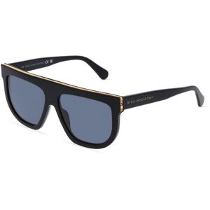 Thélios Deutschland STELLA MCCARTNEY SC40030I-Y Damen-Sonnenbrille Vollrand Pilot Bio-Acetat-Gestell, schwarz