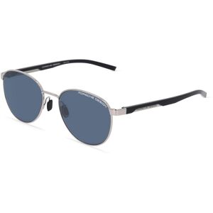 Rodenstock PORSCHE DESIGN 8945 Herren-Sonnenbrille Vollrand Panto Metall-Gestell, silber