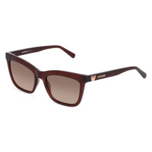 Safilo Love Moschino MOL057/S Damen-Sonnenbrille Vollrand Butterfly Kunststoff-Gestell, braun