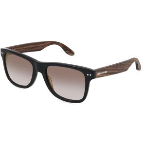 Masterdis Woodfellas 10778 PLASSENBURG Herren-Sonnenbrille Vollrand Eckig Holz Acetate-Gestell, braun