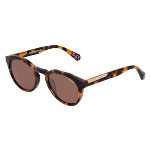 BoDe Design SUPERDRY 5012 Unisex-Sonnenbrille Vollrand Panto Kunststoff-Gestell, braun