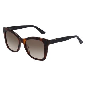 Marchon Germany CALVIN KLEIN CK22530S Damen-Sonnenbrille Vollrand Butterfly Kunststoff-Gestell, braun