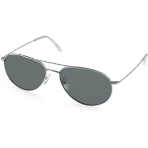 Fielmann ROW Fielmann BD 039 MOD SUN CL Unisex-Sonnenbrille Vollrand Pilot Metall-Gestell, silber