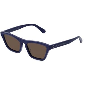 Thélios Deutschland Stella McCartney SC40060I Damen-Sonnenbrille Vollrand Butterfly Bio-Acetat-Gestell, blau