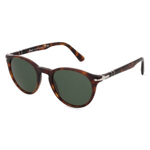 Luxottica Persol 0PO3152S Herren-Sonnenbrille Vollrand Panto Acetat-Gestell, braun