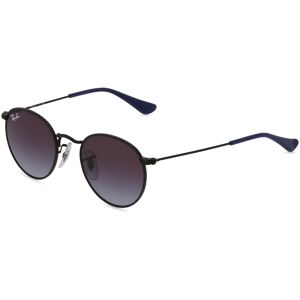 Luxottica Ray-Ban Junior RJ 9547S ROUND Kinder-Sonnenbrille Vollrand Rund Metall-Gestell, schwarz