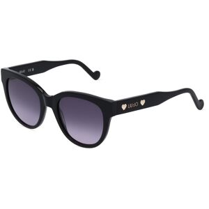 Marchon Germany LIU JO LJ772S Damen-Sonnenbrille Vollrand Butterfly Kunststoff-Gestell, schwarz