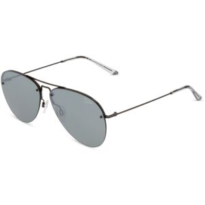 Menrad Jaguar J 7500 Herren-Sonnenbrille Vollrand Pilot Metall-Gestell, grau