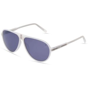 Menrad BOGNER BO 7103 Unisex-Sonnenbrille Vollrand Pilot Kunststoff-Gestell, weiß