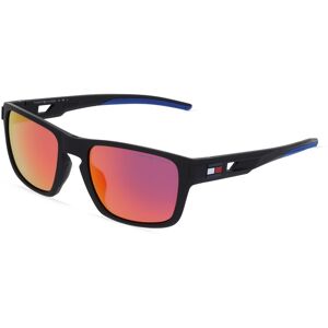 Safilo TOMMY HILFIGER EYEWEAR TH 1952/S Herren-Sonnenbrille Vollrand Eckig Kunststoff-Gestell, schwarz