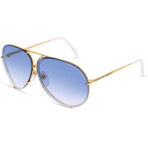 Rodenstock Porsche Design 8478 Herren-Sonnenbrille Vollrand Pilot Metall-Gestell, gold