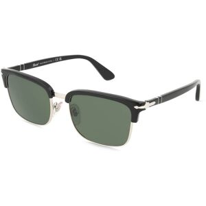 Luxottica Persol 0PO3327S Unisex-Sonnenbrille Vollrand Eckig Acetat-Gestell, schwarz