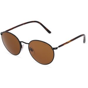 Luxottica POLO RALPH LAUREN RL7076 Herren-Sonnenbrille Vollrand Panto Metall-Gestell, schwarz