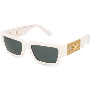 Luxottica VERSACE VE4459 Unisex-Sonnenbrille Vollrand Eckig Acetat-Gestell, weiß