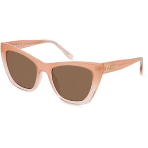 Safilo MOSCHINO MOL070/S Damen-Sonnenbrille Vollrand Butterfly Kunststoff-Gestell, gelb