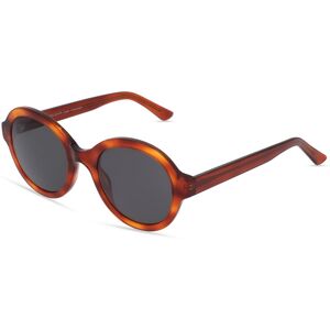 Fielmann ROW Fielmann LN 036 SUN FA Damen-Sonnenbrille Vollrand Rund Acetat-Gestell, braun