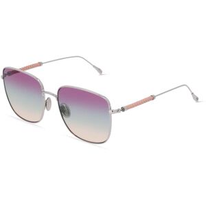 Marcolin Deutschland TOD'S TO0302 Damen-Sonnenbrille Vollrand Eckig Metall-Gestell, silber