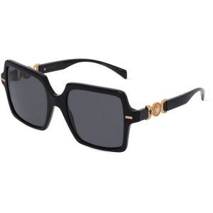 Luxottica VERSACE VE4441 Damen-Sonnenbrille Vollrand Eckig Acetat-Gestell, schwarz