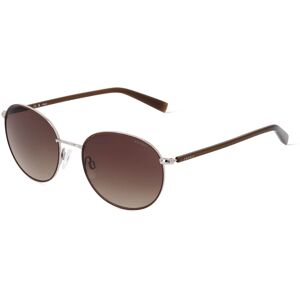 Charmant Europe ESPRIT 40042 Damen-Sonnenbrille Vollrand Rund Metall-Gestell, braun