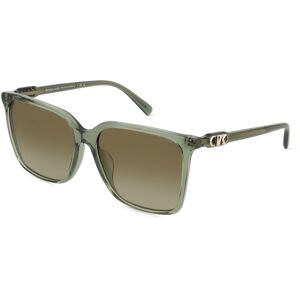 Luxottica MICHAEL KORS MK2197U Damen-Sonnenbrille Vollrand Rund Acetat-Gestell, grün