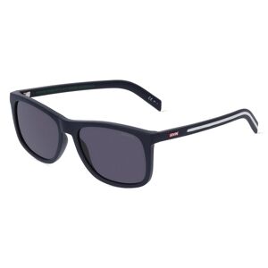 Safilo LEVIS LV 5025/S Herren-Sonnenbrille Vollrand Eckig Bio-Kunststoff-Gestell, blau