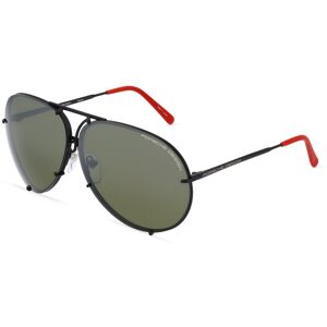 Rodenstock Porsche Design 8478 Herren-Sonnenbrille Vollrand Pilot Metall-Gestell, schwarz