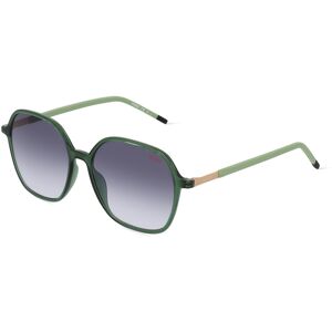 Safilo HUGO HG 1236/S Damen-Sonnenbrille Vollrand Achteckig Kunststoff-Gestell, grün