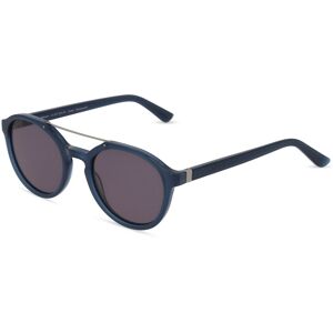 Fielmann ROW Fielmann LN 019 SUN FA Unisex-Sonnenbrille Vollrand Panto Acetat-Gestell, blau