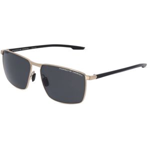 Rodenstock PORSCHE DESIGN 8948 Herren-Sonnenbrille Vollrand Eckig Metall-Gestell, gold