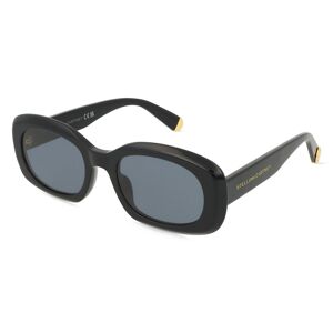 Thélios Deutschland Stella McCartney SC40080I Damen-Sonnenbrille Vollrand Oval Kunststoff-Gestell, schwarz