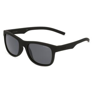 Safilo Polaroid PLD 8020/S Jugend-Sonnenbrille Vollrand Eckig Kunststoff-Gestell, Schwarz