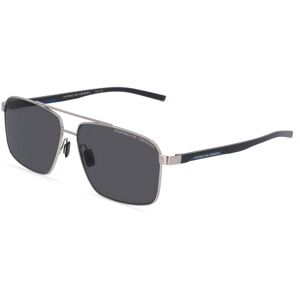 Rodenstock PORSCHE DESIGN 8944 Herren-Sonnenbrille Vollrand Pilot Metall-Gestell, silber