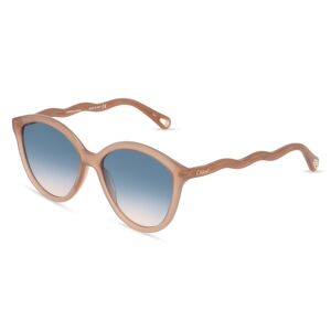 Kering Eyewear Chloé CH0087S Damen-Sonnenbrille Vollrand Butterfly Bio-Acetat-Gestell, braun