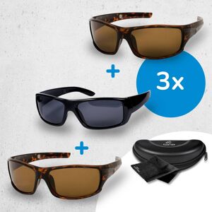 Keine HD Polar View polarisierte Sonnenbrille 3 Stk. inkl. Zubehör GRATIS  / 2x Hornoptik + 1x schwarz