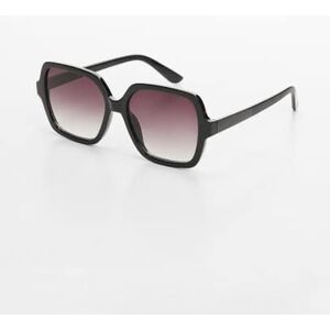 Mango Viereckige Sonnenbrille - Schwarz - U - weiblich