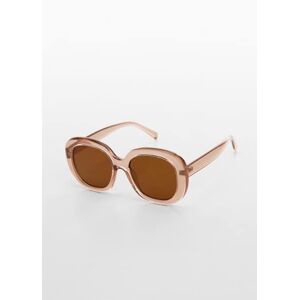Mango Sonnenbrille mit Maxi-Gestell - Pfirsich - U - weiblich