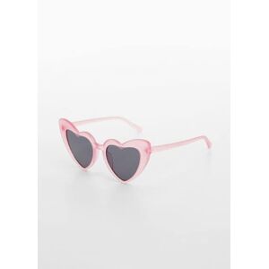 Mango Kids Herzförmige Sonnenbrille - Erdbeerrot - U - weiblich