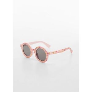 Mango Kids Sonnenbrille mit gemusterter Fassung - Zartrosa - U - weiblich