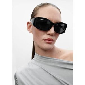 Mango Sonnenbrille mit ovaler Fassung - Schwarz - U - weiblich