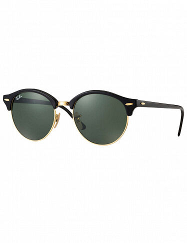 Ray-Ban Damen-Sonnenbrille «Clubround», schwarz